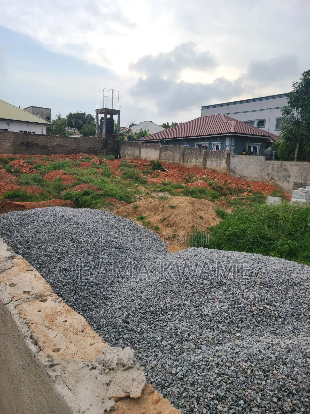 Walled and Gated 110*80 Plot of Land for Sale at New Bortiano Last STP