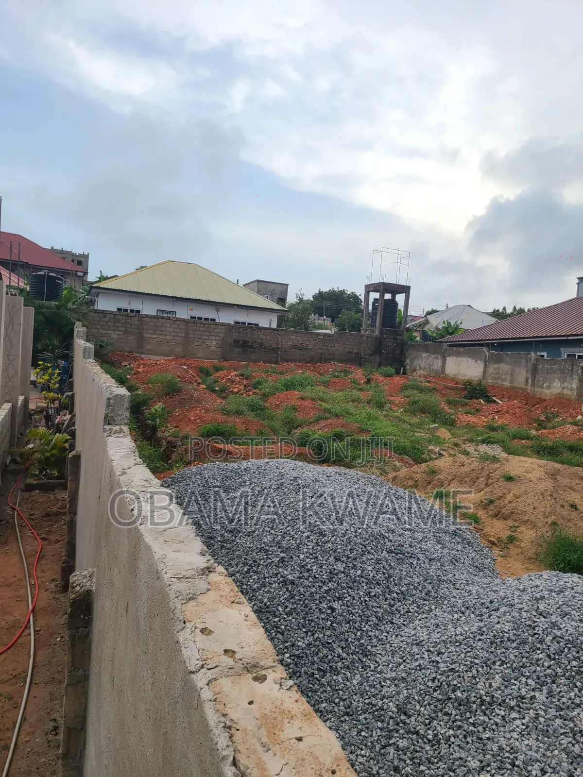 Walled and Gated 110*80 Plot of Land for Sale at New Bortiano Last STP
