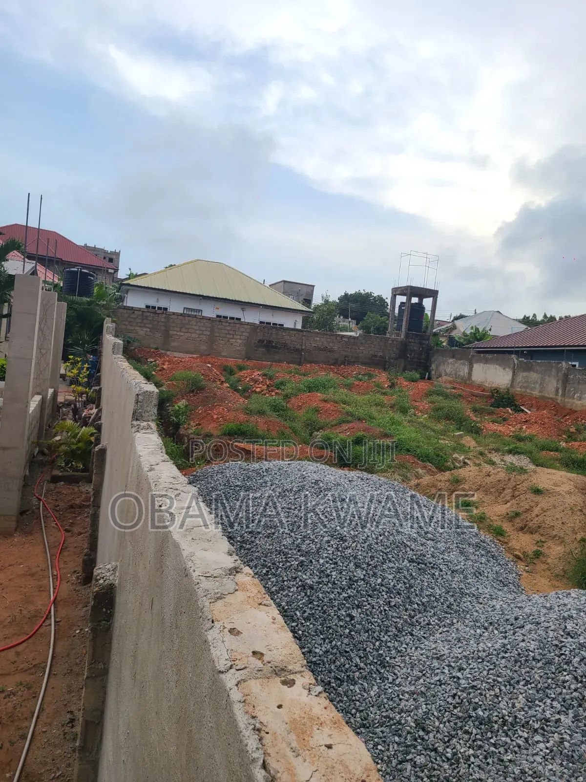 Walled and Gated 110*80 Plot of Land for Sale at New Bortiano Last STP