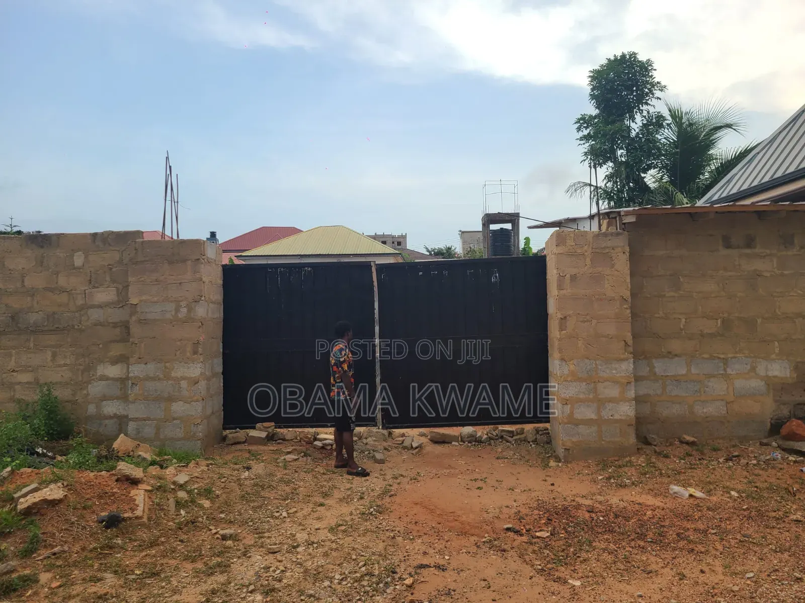 Walled and Gated 110*80 Plot of Land for Sale at New Bortiano Last STP