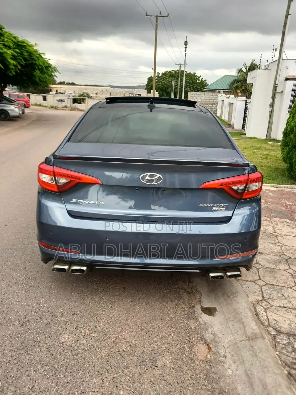 Hyundai Sonata Limited 2.0T Seban (2.0L 4cyl 6A) 2017 Blue