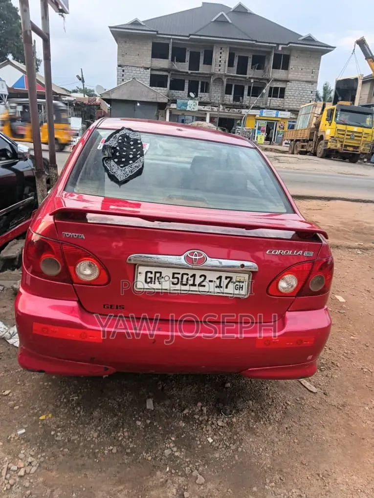 Toyota Corolla 2007 Red