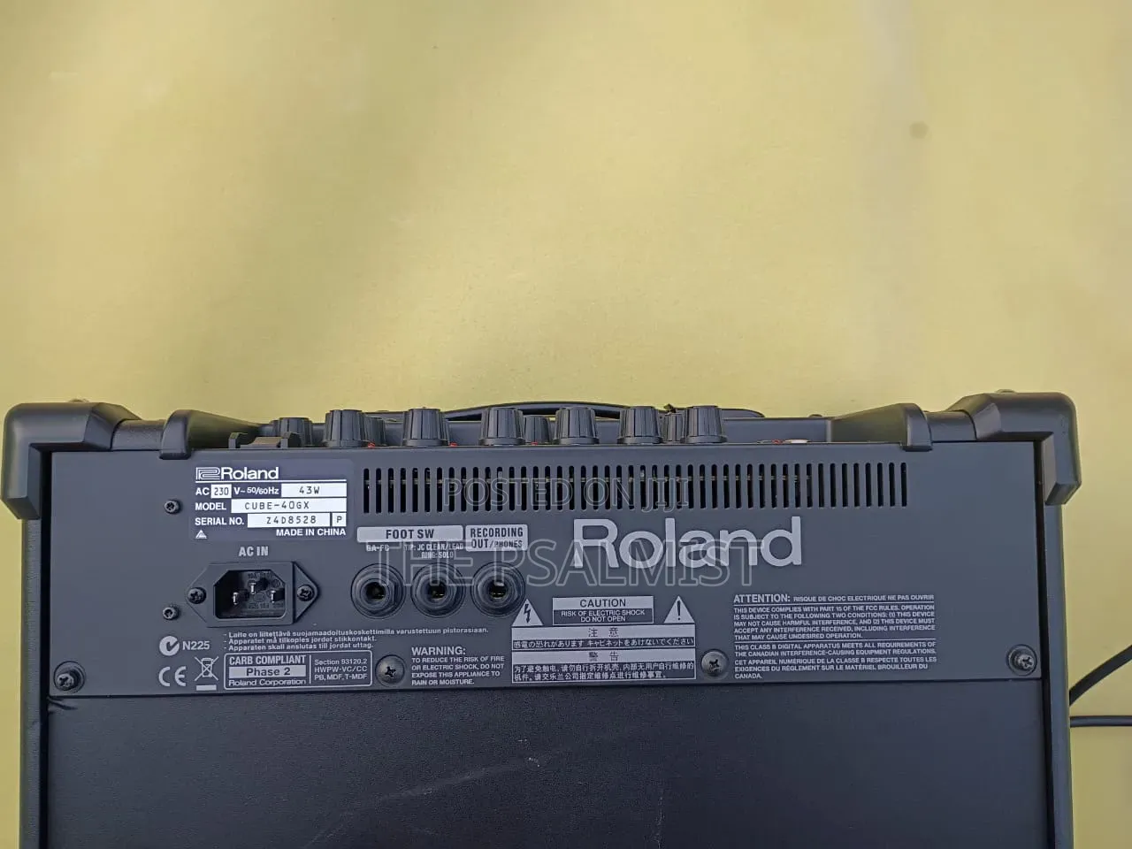 Roland Cube 40gx Cosm