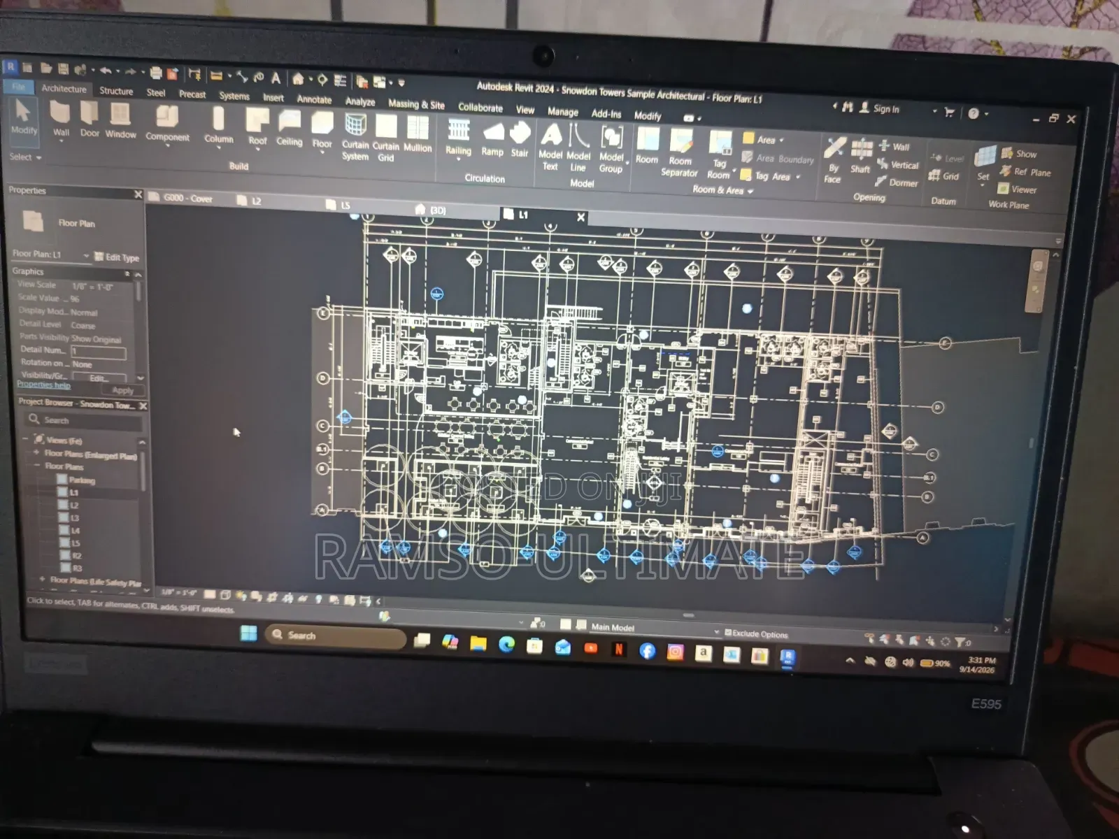 Laptop Lenovo 16GB AMD Ryzen 5 SSHD+SSD 256GB