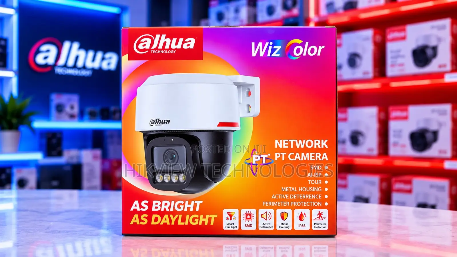 DAHUA IPC-PT2449C1-S-PV-PRO4MP WizColor Active Deterrence WizSense