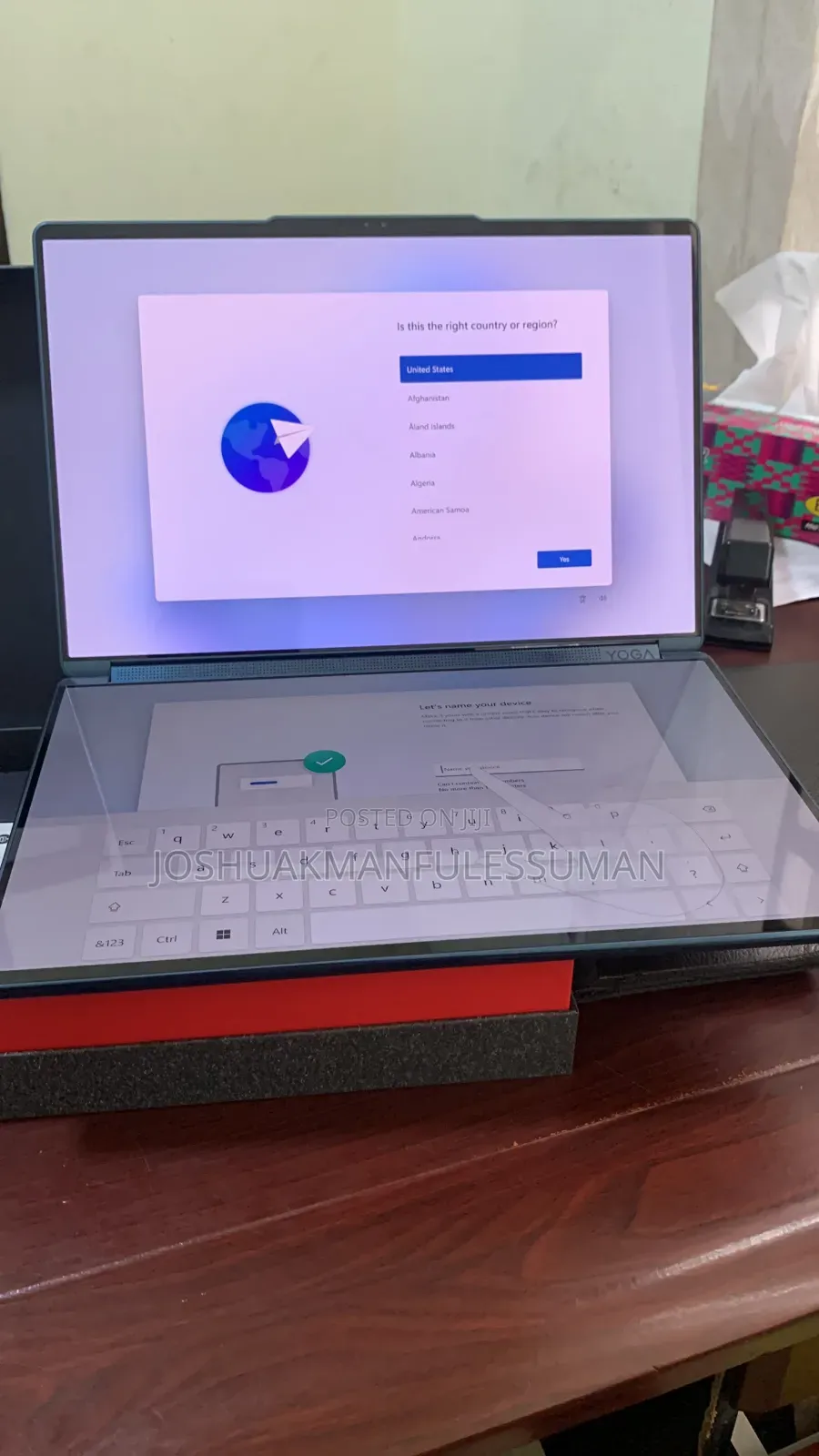 New Laptop Lenovo Yoga 9 18GB Intel Core Ultra 7 eMMC 1T
