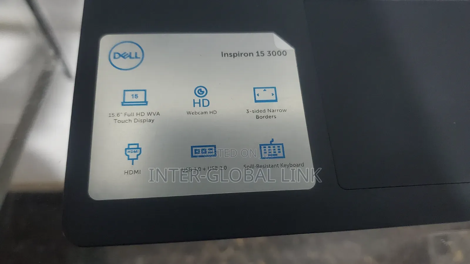 Laptop Dell Inspiron 15 8GB Intel Core i5 SSD 256GB