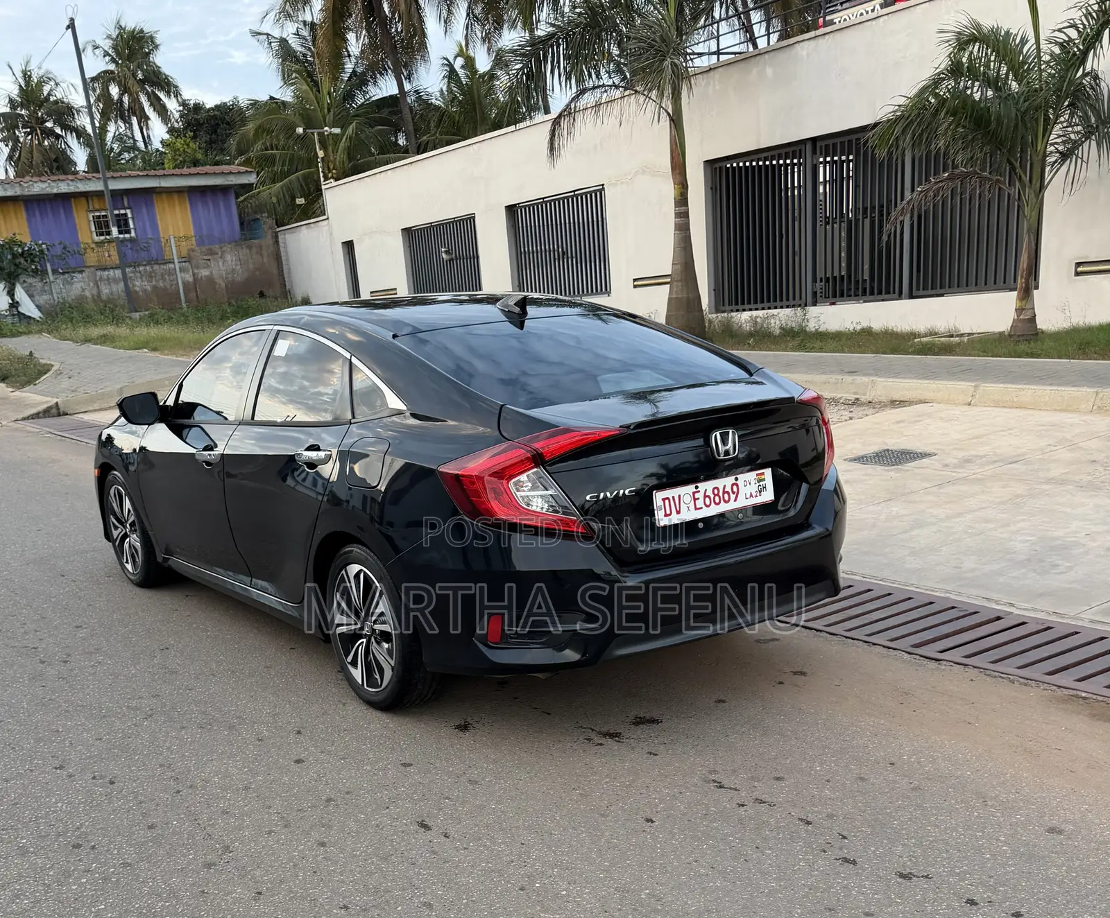 Honda Civic EX-L Sedan 2018 Black