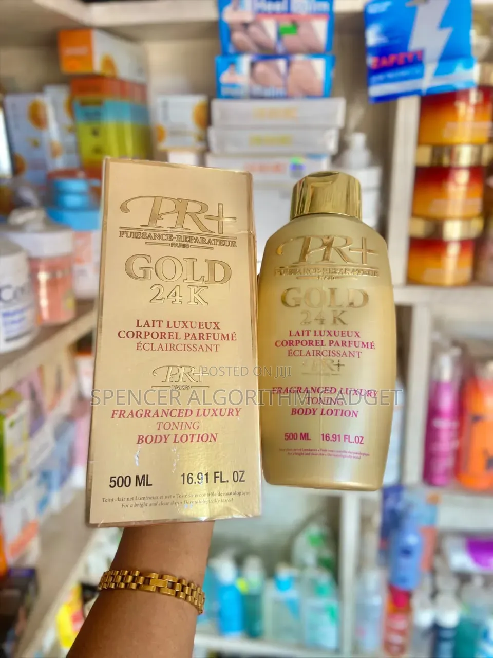 PR+ Gold Fragranced Luxury Toning Body Lotion