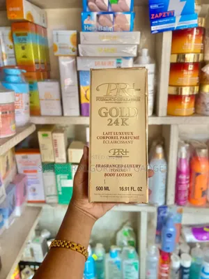 PR+ Gold Fragranced Luxury Toning Body Lotion