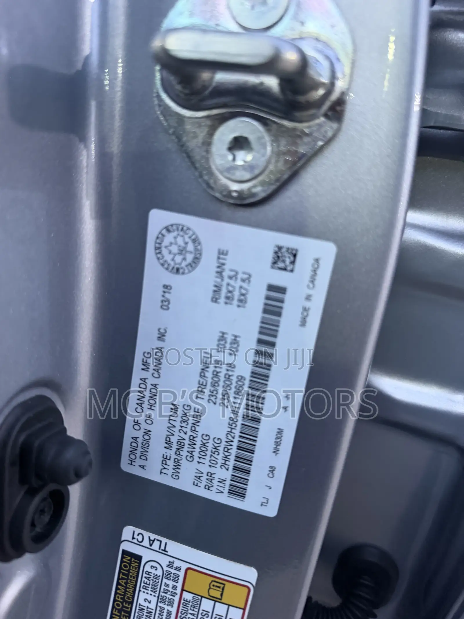 Honda CR-V EX AWD 2019 Silver