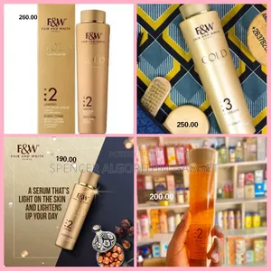 Fair and White Gold2/3 Face and Body Care-Tap the Pic for Prices
