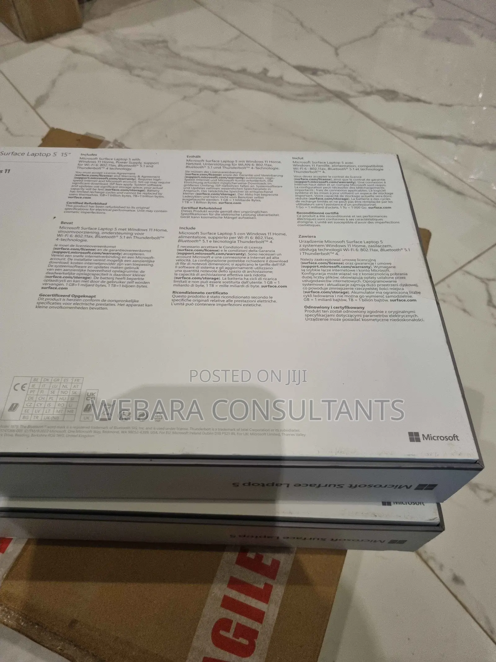 Laptop Microsoft Surface Laptop 5 8GB Intel Core i7 SSD 256GB