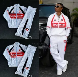 Supreme X Ducati Tracksuit Set – Premium Men’s 2-Piece Tracksuit