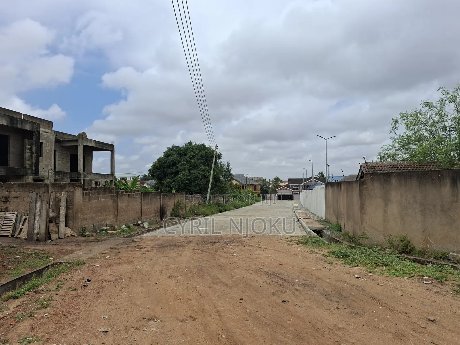 2.5 Acre of Commercial Land With Building for Sale at East Legon