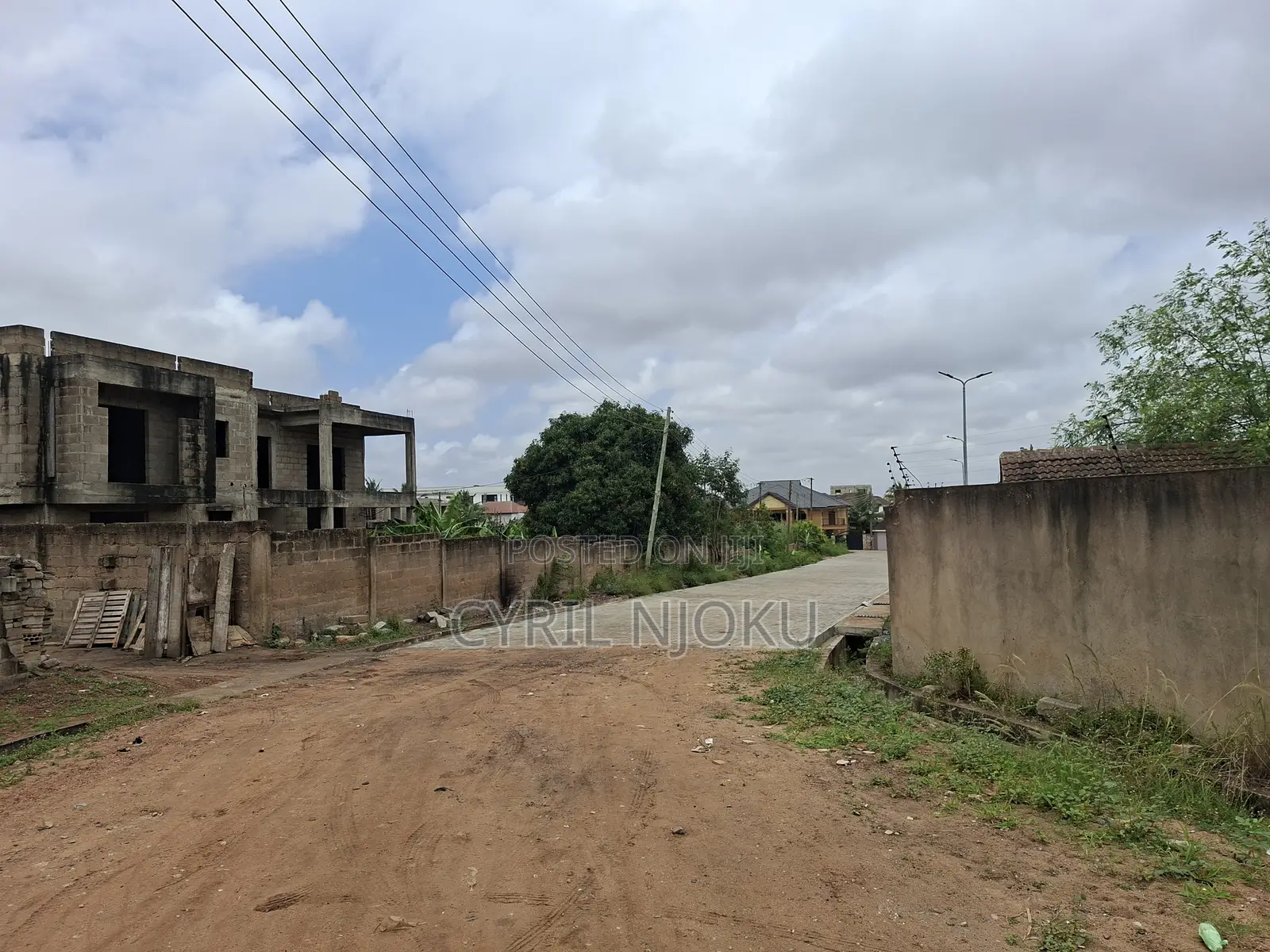 2.5 Acre of Commercial Land With Building for Sale at East Legon