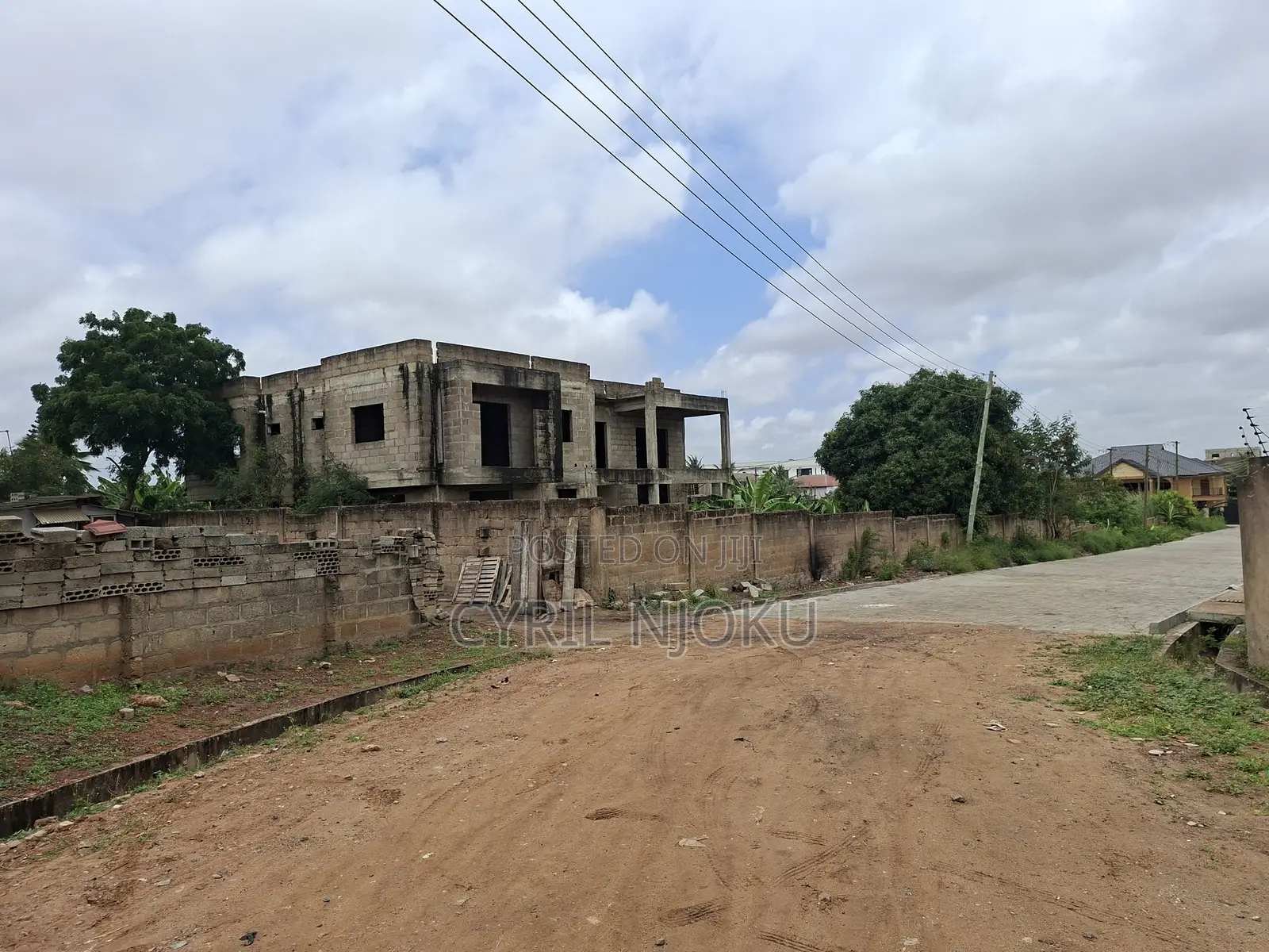 2.5 Acre of Commercial Land With Building for Sale at East Legon