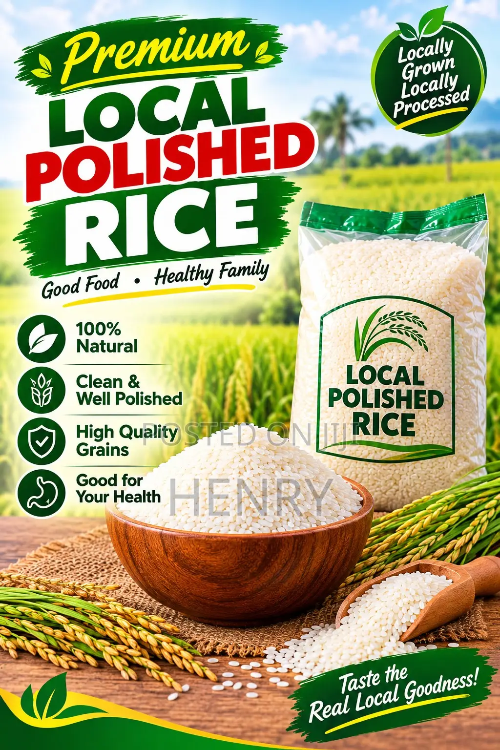 Local Polished Rice