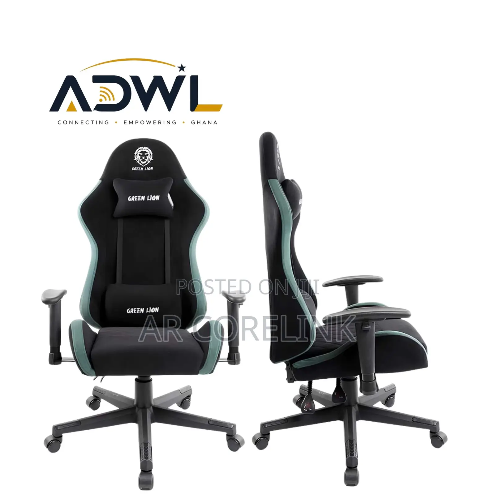 Green Lion ERGO X GCX44 Gaming Chair – Green