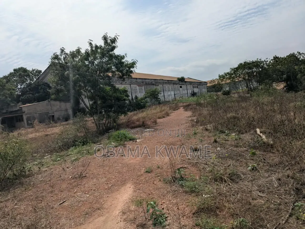 Titled 2.05 Acres With an Old Warehouse for Sale at Spintex Rd