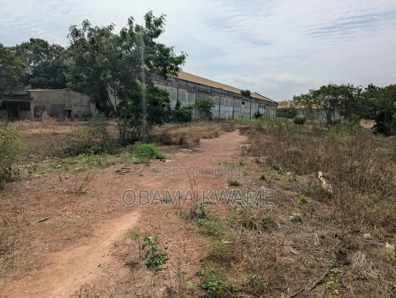 Titled 2.05 Acres With an Old Warehouse for Sale at Spintex Rd