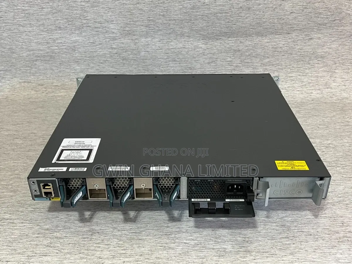Cisco 3650-48ps-L 48-Port Gigabit PoE+Layer 3 Managed Switch |4×1G SFP