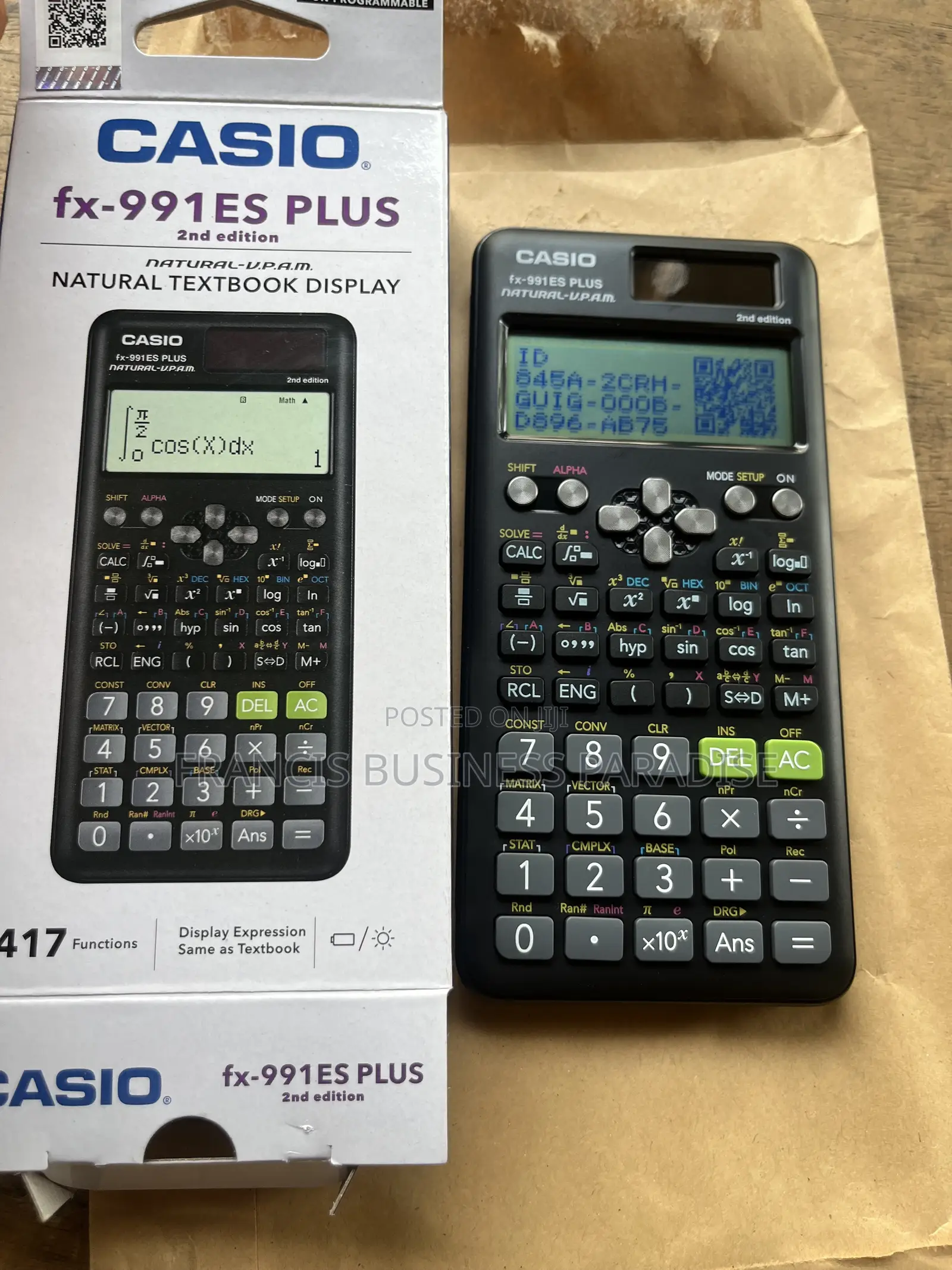 Original Casio Fx-991es PLUS 2nd Edition Scientific Calculator