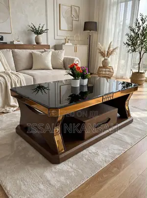 Walnut Brown + Coffee Table + TV Stand