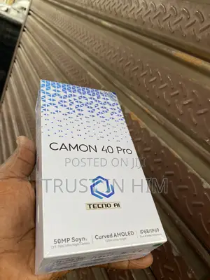 New Tecno Camon 40 Pro 5G 256 GB Black