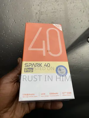 New Tecno Spark 40 Pro 256 GB Black