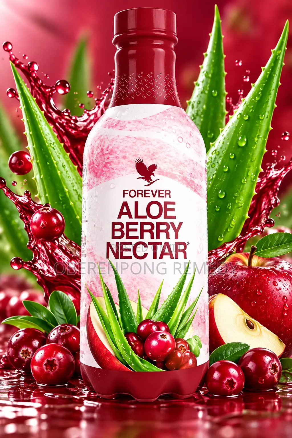 Forever Aloe Berry Nectar 1L – Aloe Vera Berry Drink | Promo GH₵350