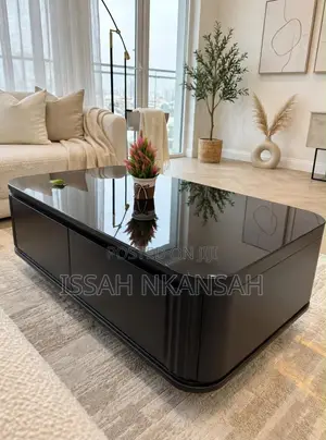 Black Gloss Box Coffee Table