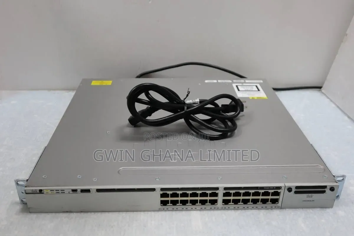 WS-C3850-24T-S, Cisco Catalyst 3850 Switch, 24xGE Ports/Ip Base