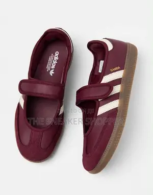 Adidas Samba MJ - Maroon / Cream White