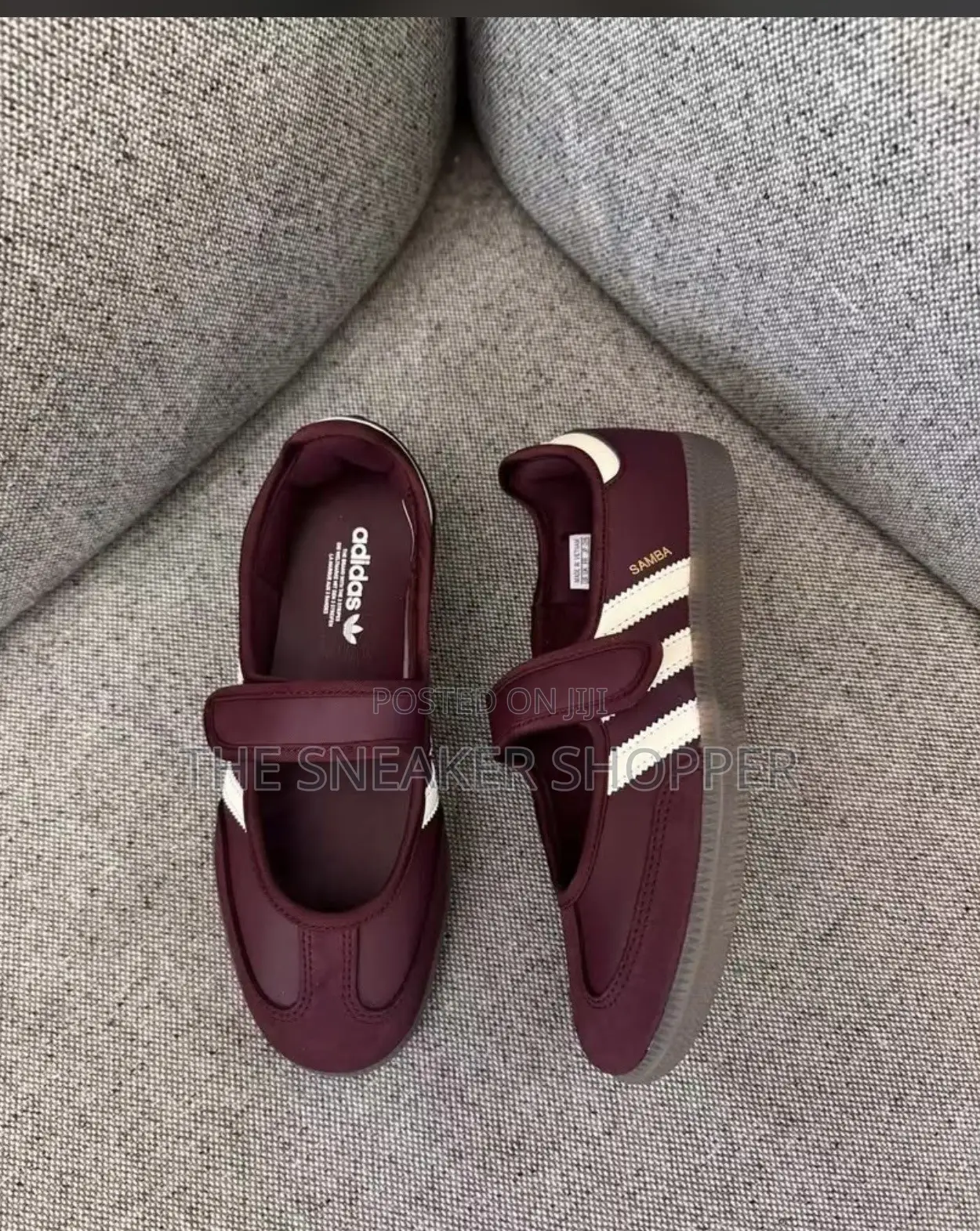 Adidas Samba MJ - Maroon / Cream White