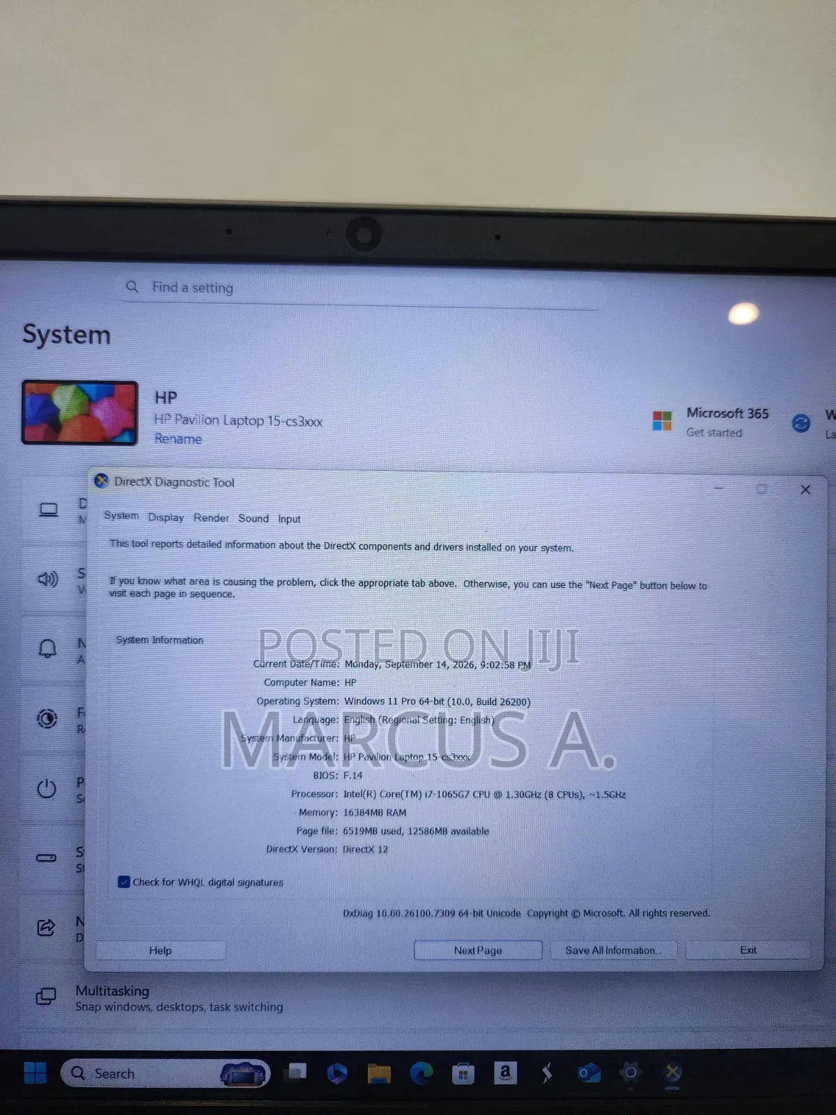 Laptop HP Pavilion 15 16GB Intel Core i7 SSD 1T