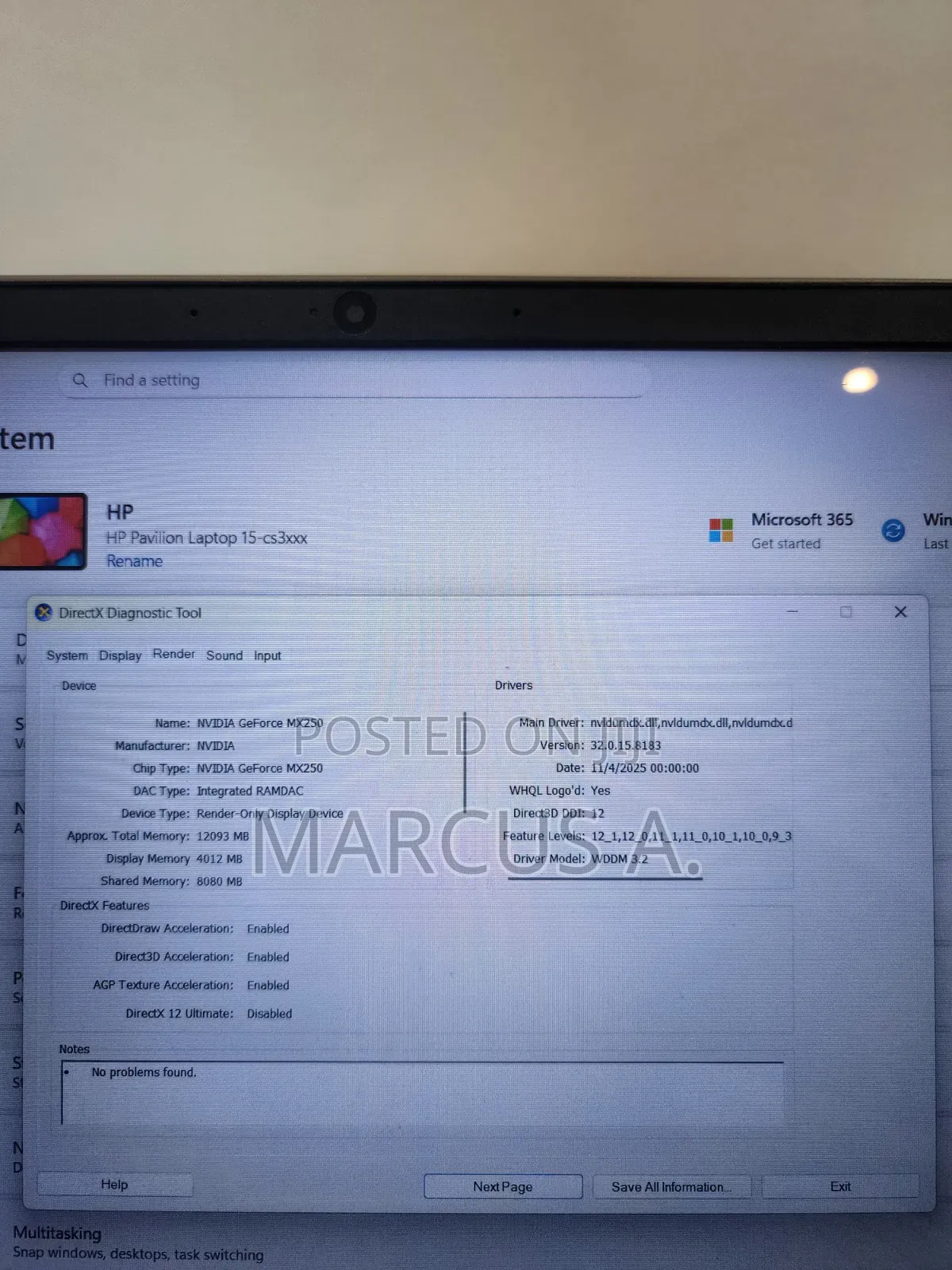 Laptop HP Pavilion 15 16GB Intel Core i7 SSD 1T