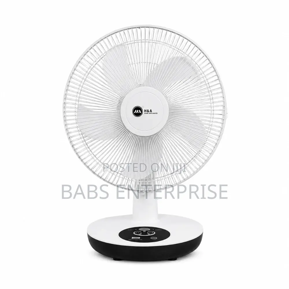 H a Table Top Rechargeable Fan 16"