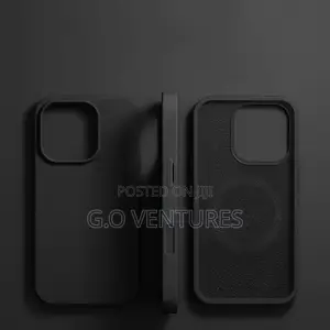 Black Silicone Phone Case for iPhone 14 Pro Max