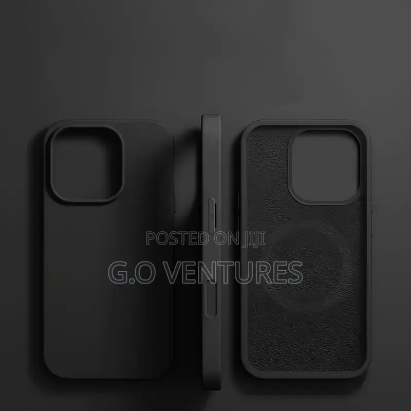 Black Silicone Phone Case for iPhone 14 Pro Max