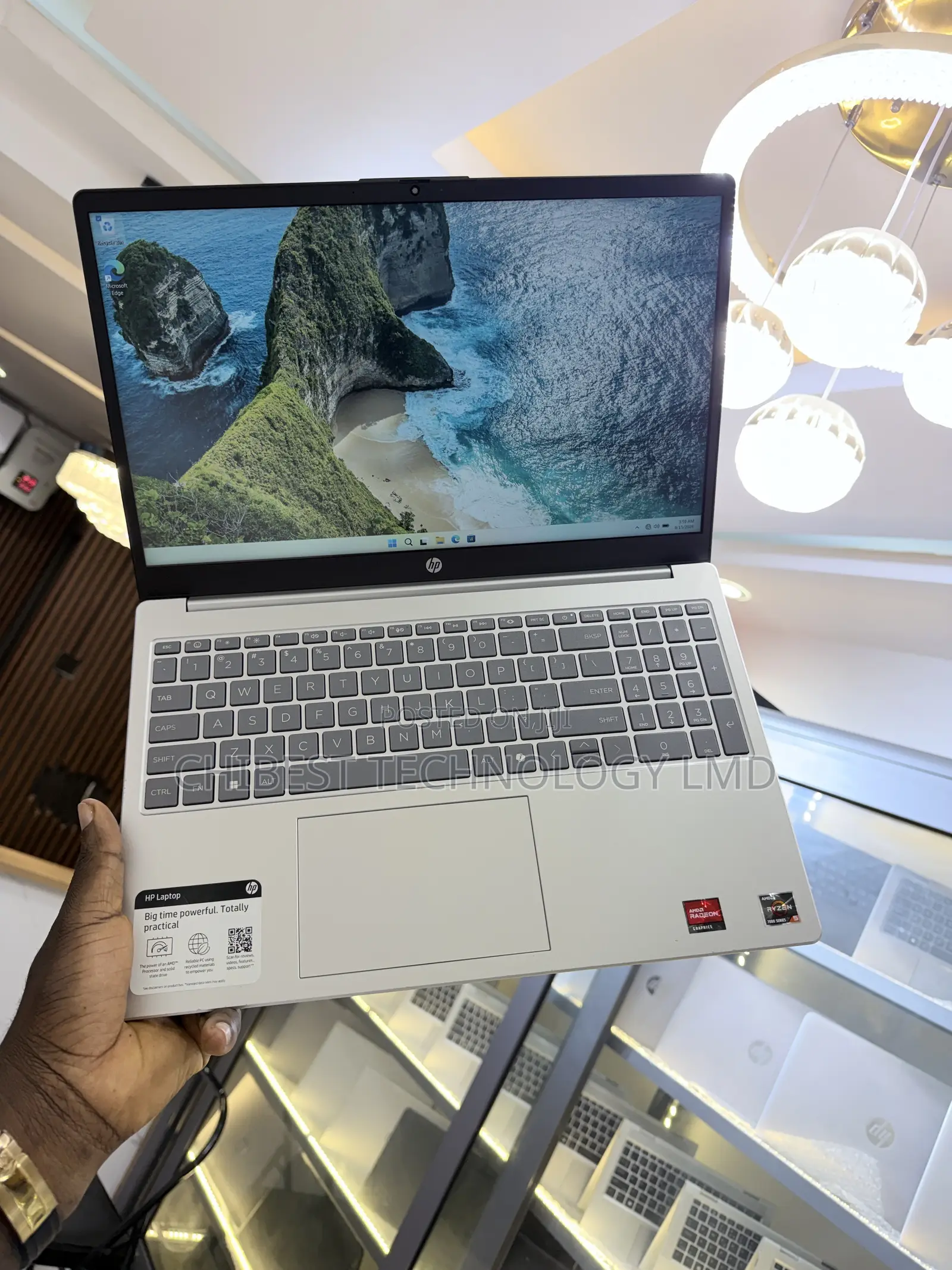 Laptop HP 15 8GB AMD Ryzen 5 SSD 512GB