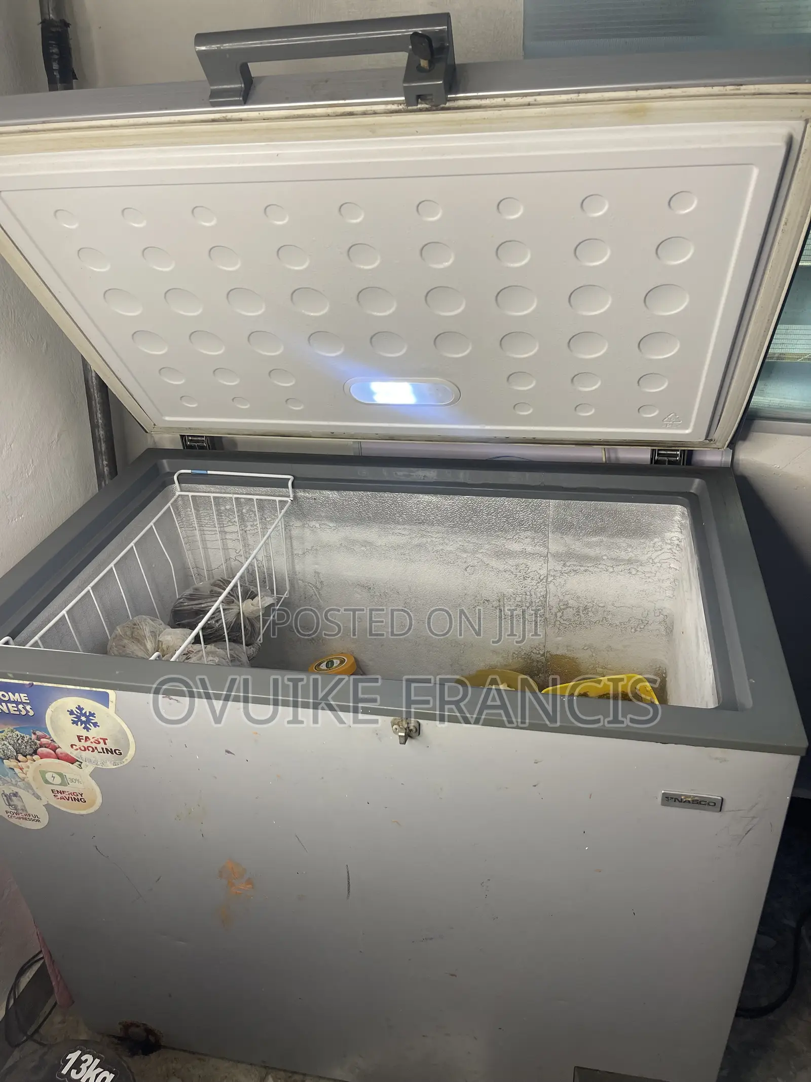 Home Used Nasco Deep Frizer,Net Capacity 260l, Net Weight 37kg,