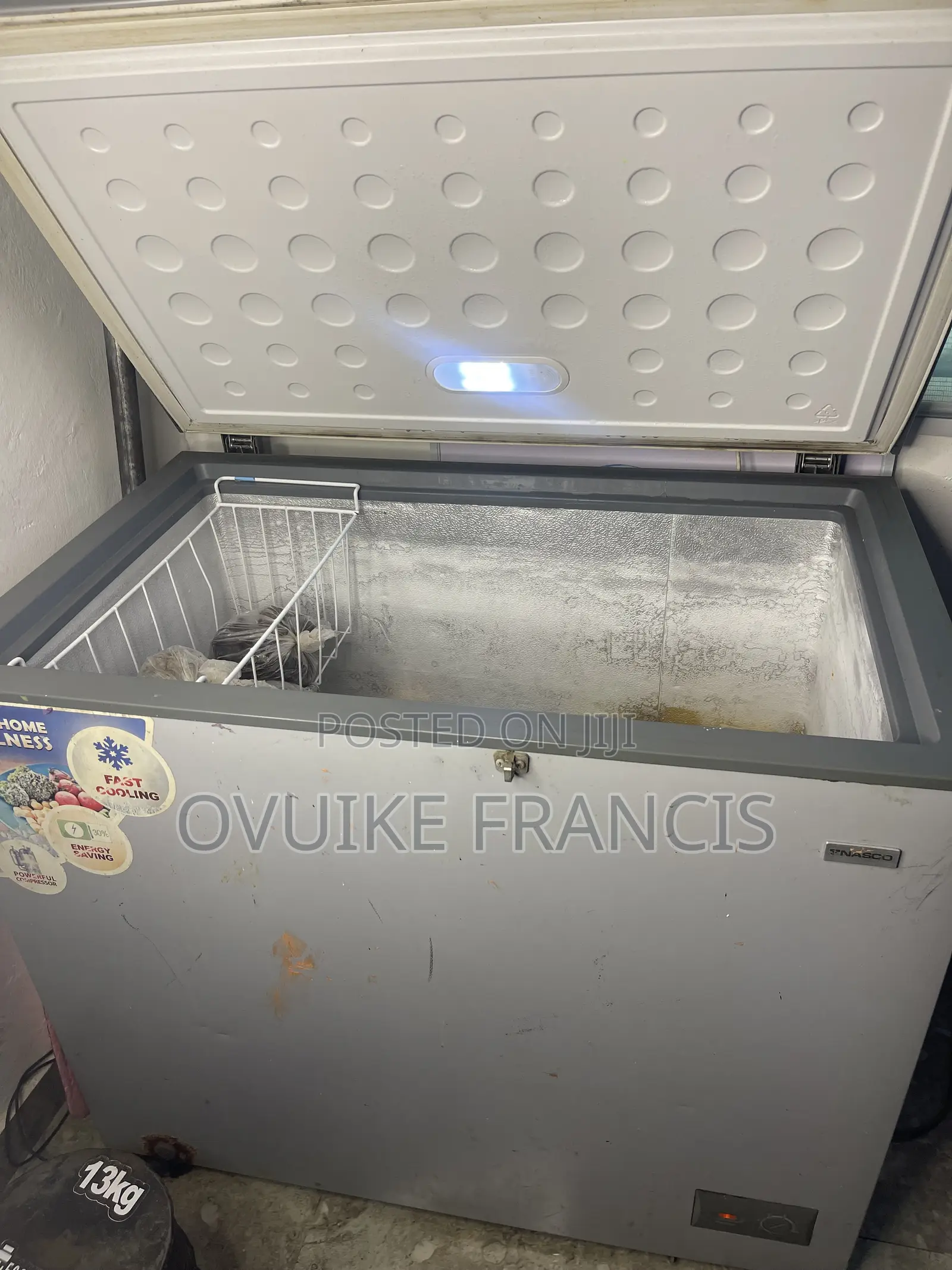 Home Used Nasco Deep Frizer,Net Capacity 260l, Net Weight 37kg,