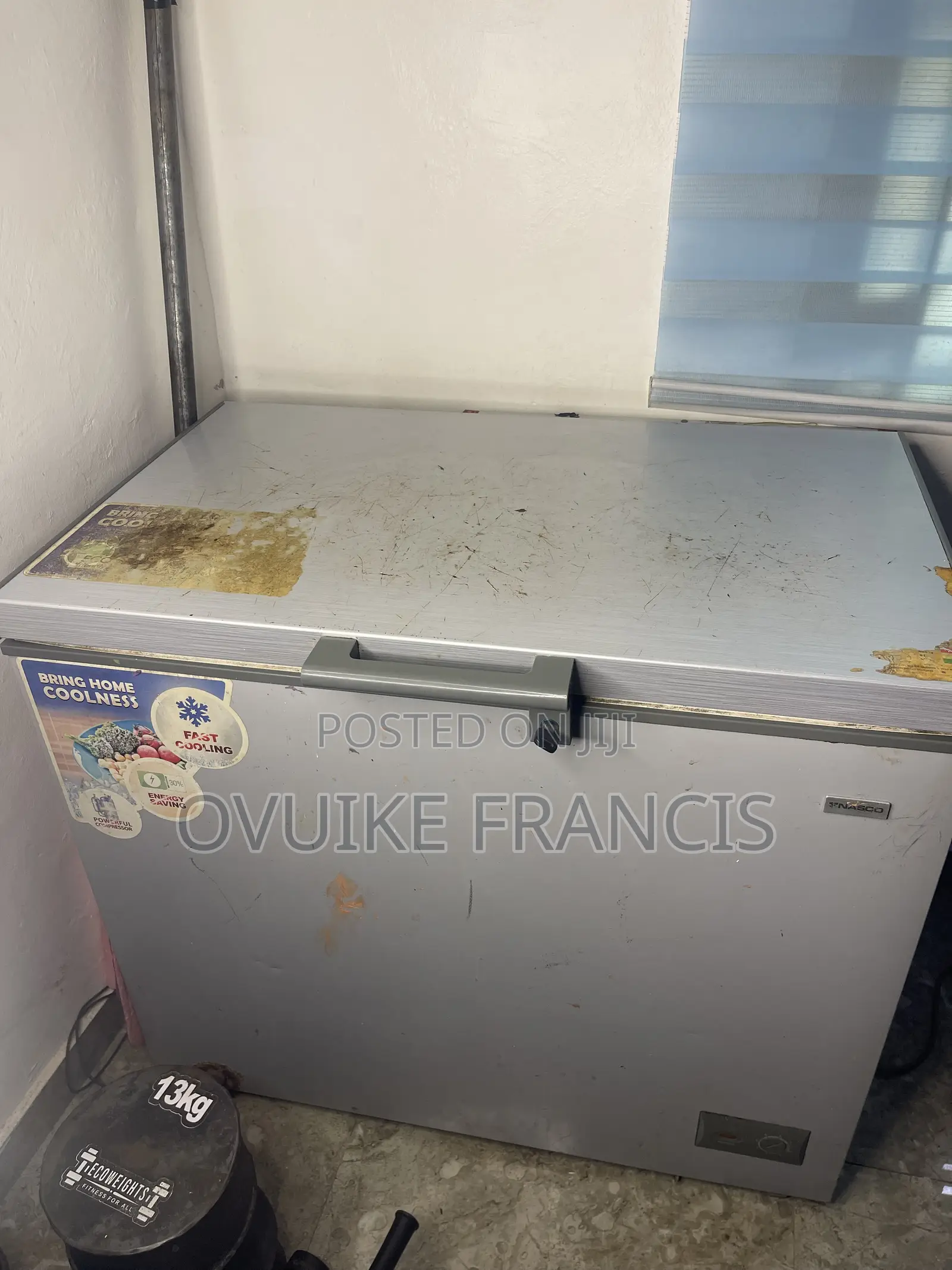 Home Used Nasco Deep Frizer,Net Capacity 260l, Net Weight 37kg,