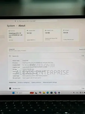 New Microsoft Surface Laptop 16GB Qualcomm Snapdragon X Plus SSD 1T