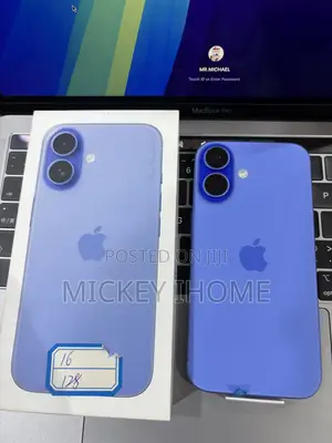 New Apple iPhone 16 128 GB Blue