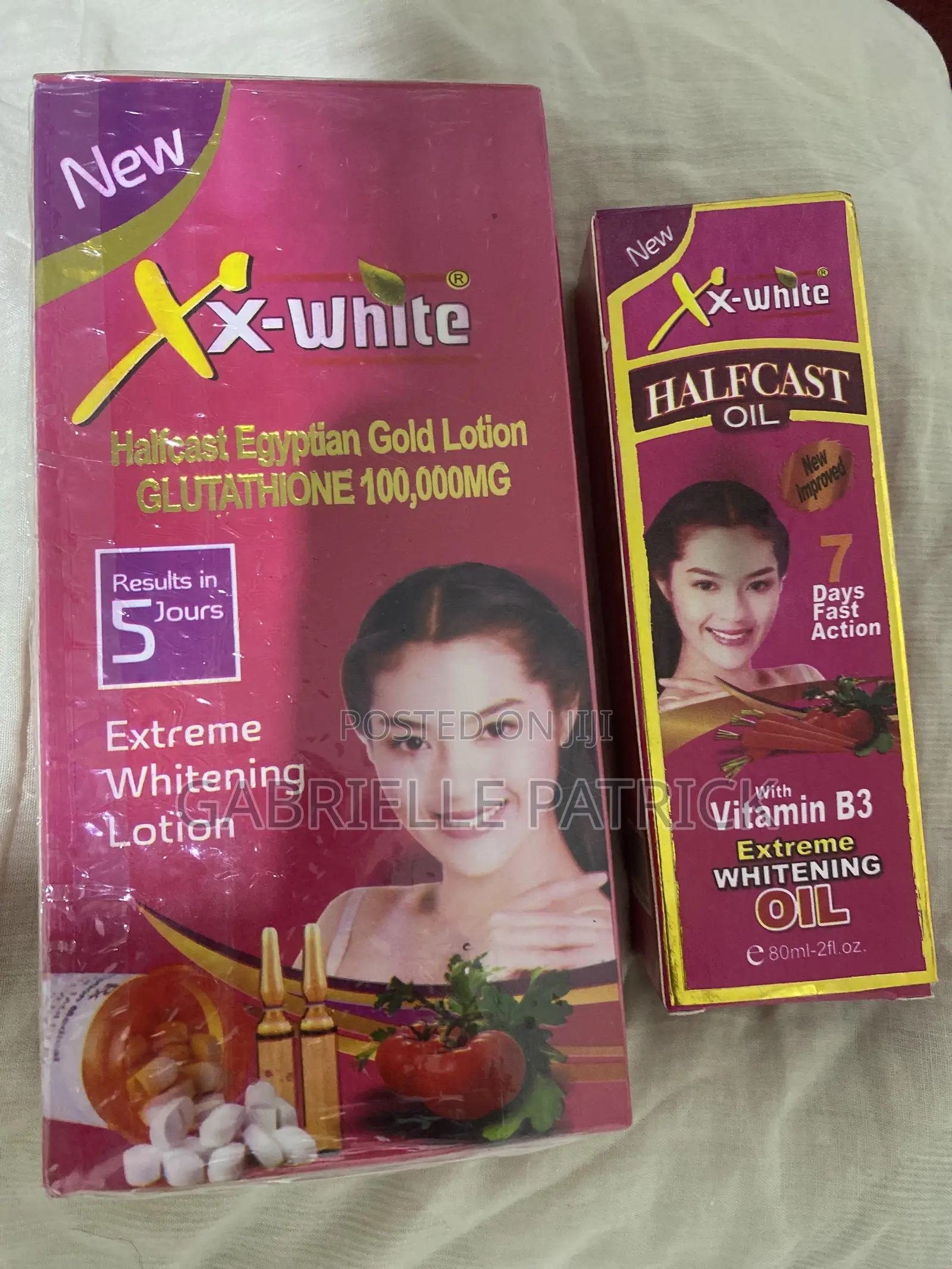 Xx-White Halfcast Lotion and Serum. 5 Days Extreme Whitening.