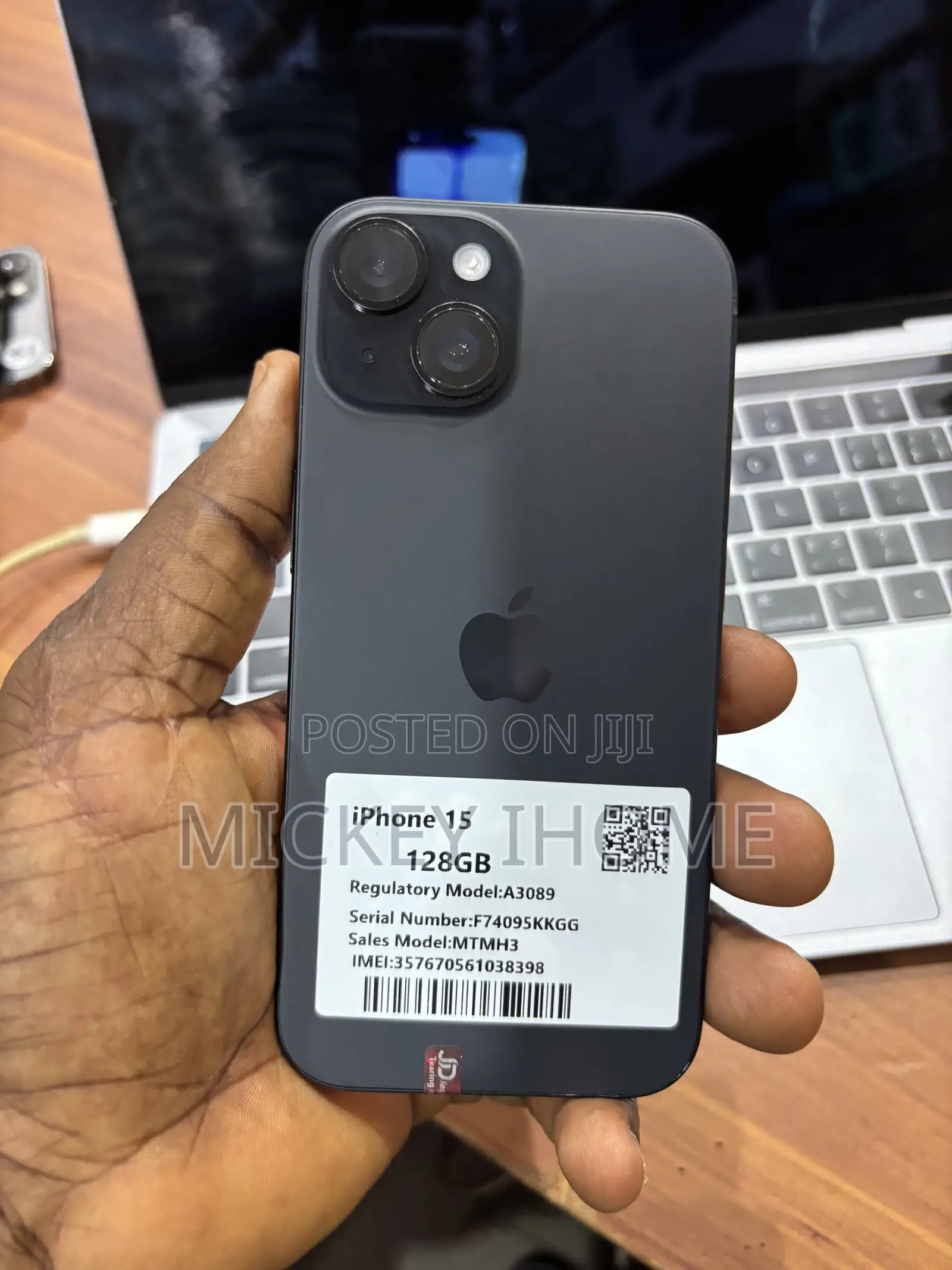 Apple iPhone 15 128 GB Black