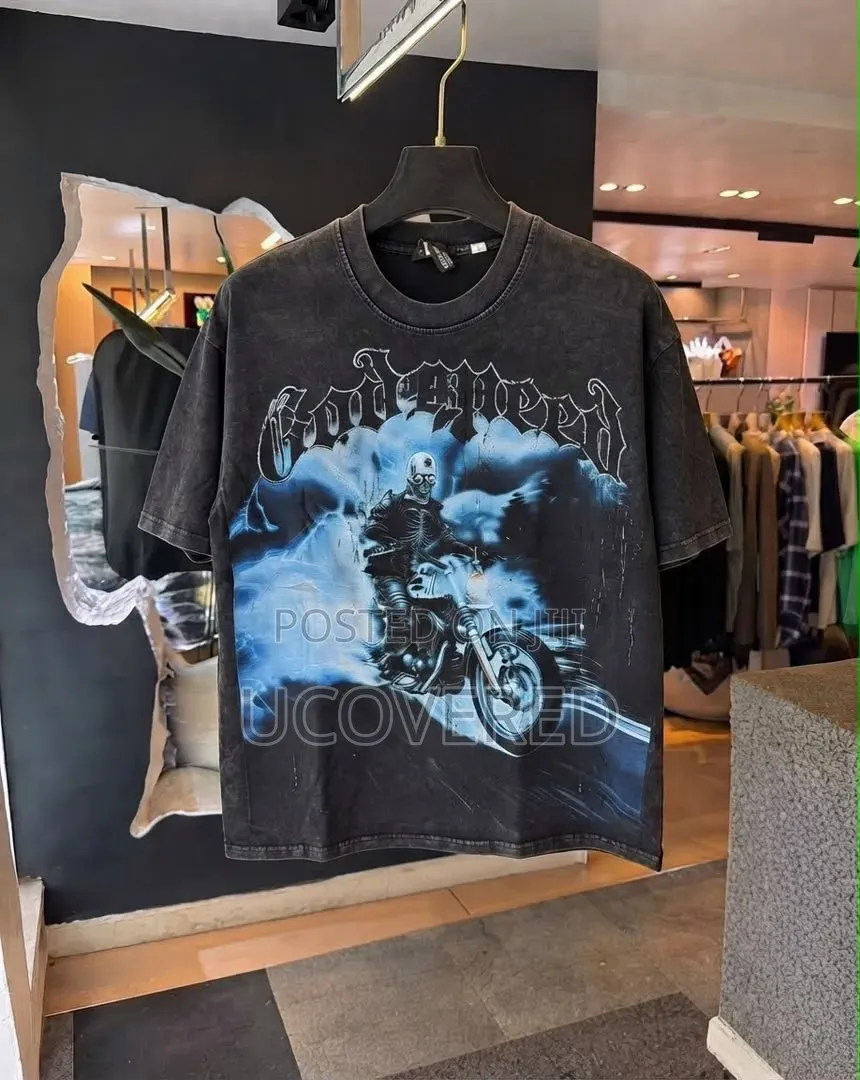 Vintage Graphic Short-Sleeve Oversized Hip-Hop T-Shirts