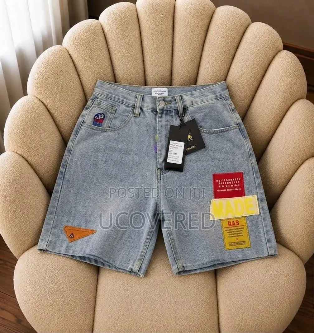 Casual Denim and Patterned Shorts